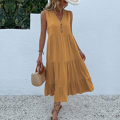 Henriette | Flattering Button Dress