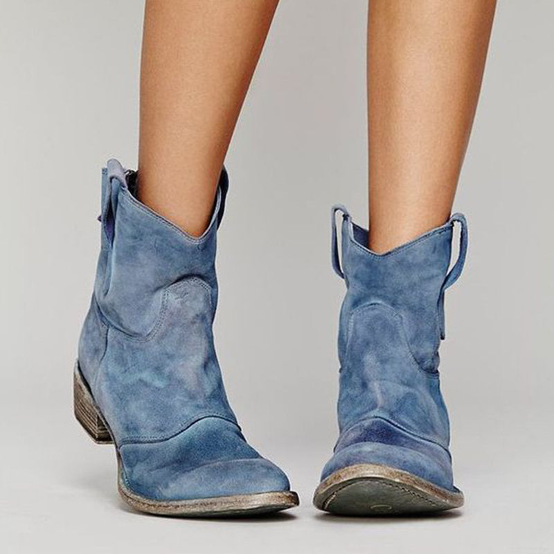 Faye | Western Ankle Boots