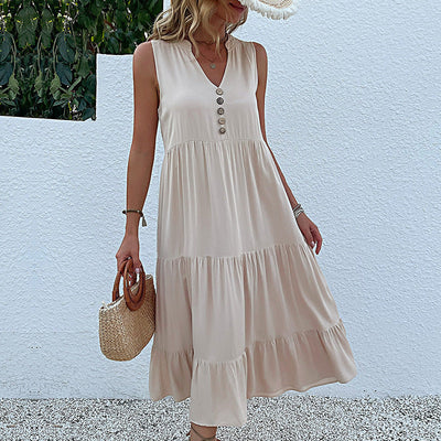 Henriette | Flattering Button Dress