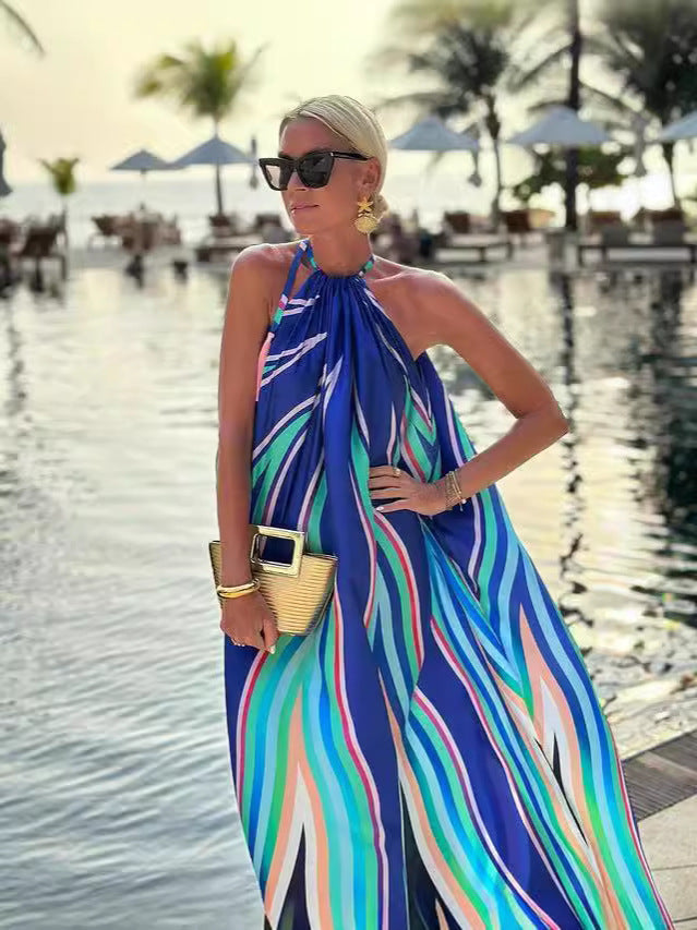 Carrie™ Long Halter Dress