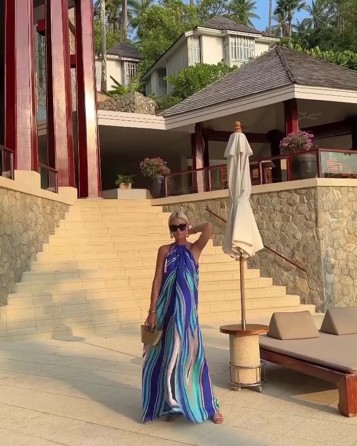 Carrie™ Long Halter Dress