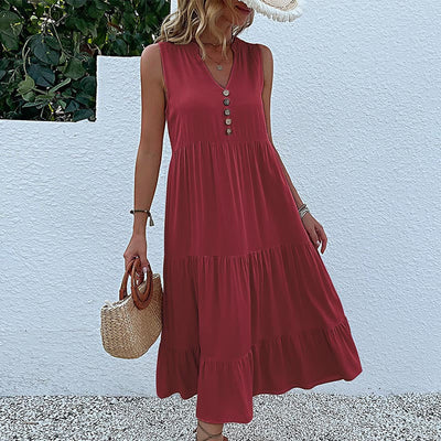 Henriette | Flattering Button Dress