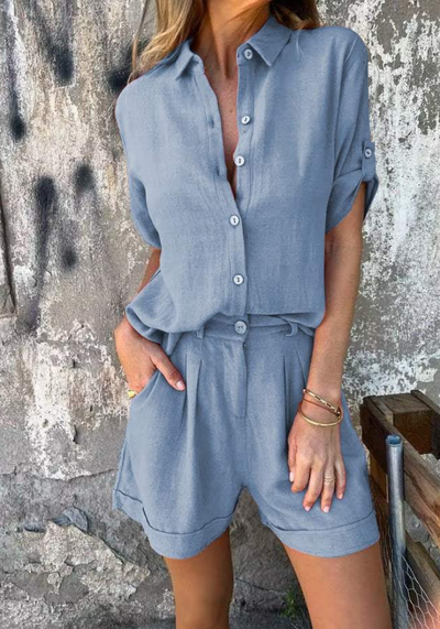 Livia™ | Airy linen set for summer relaxation