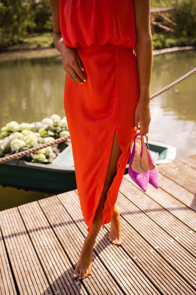 MIRELLA | Elegant Split Long Dress