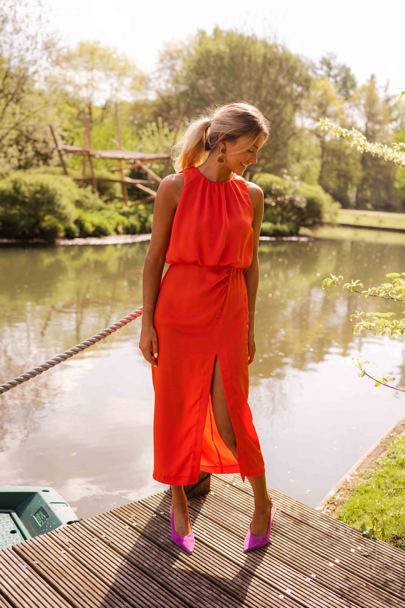 MIRELLA | Elegant Split Long Dress