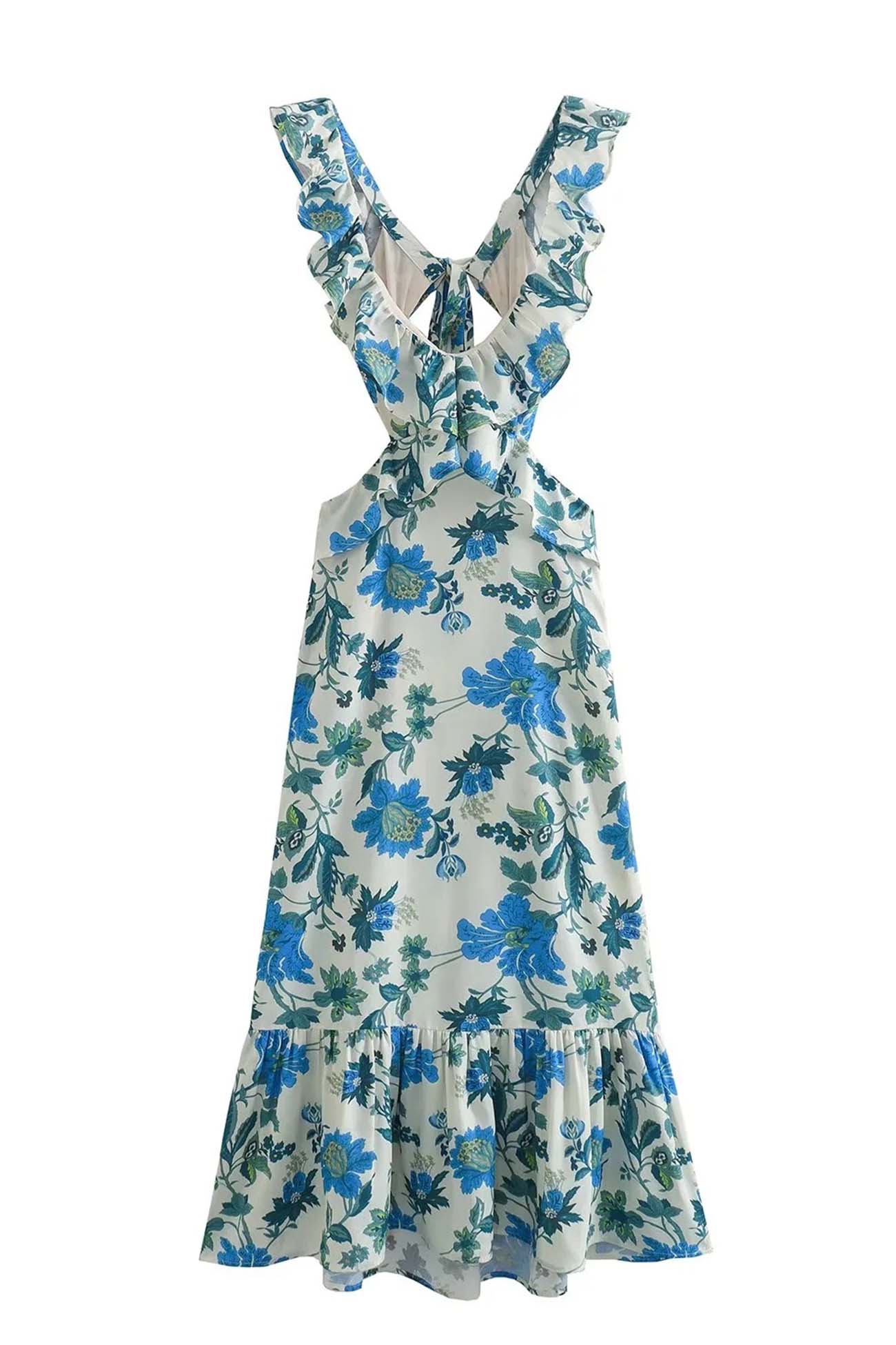 Ariella™ | Dress with Floral Ruffles