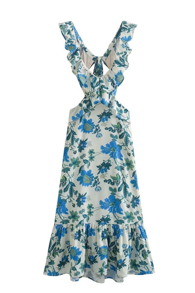 Ariella™ | Dress with Floral Ruffles