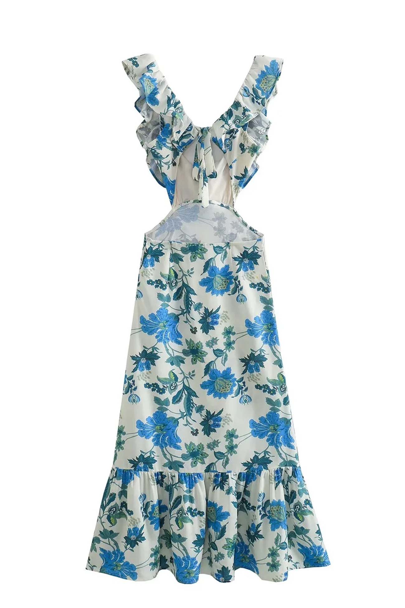 Ariella™ | Dress with Floral Ruffles