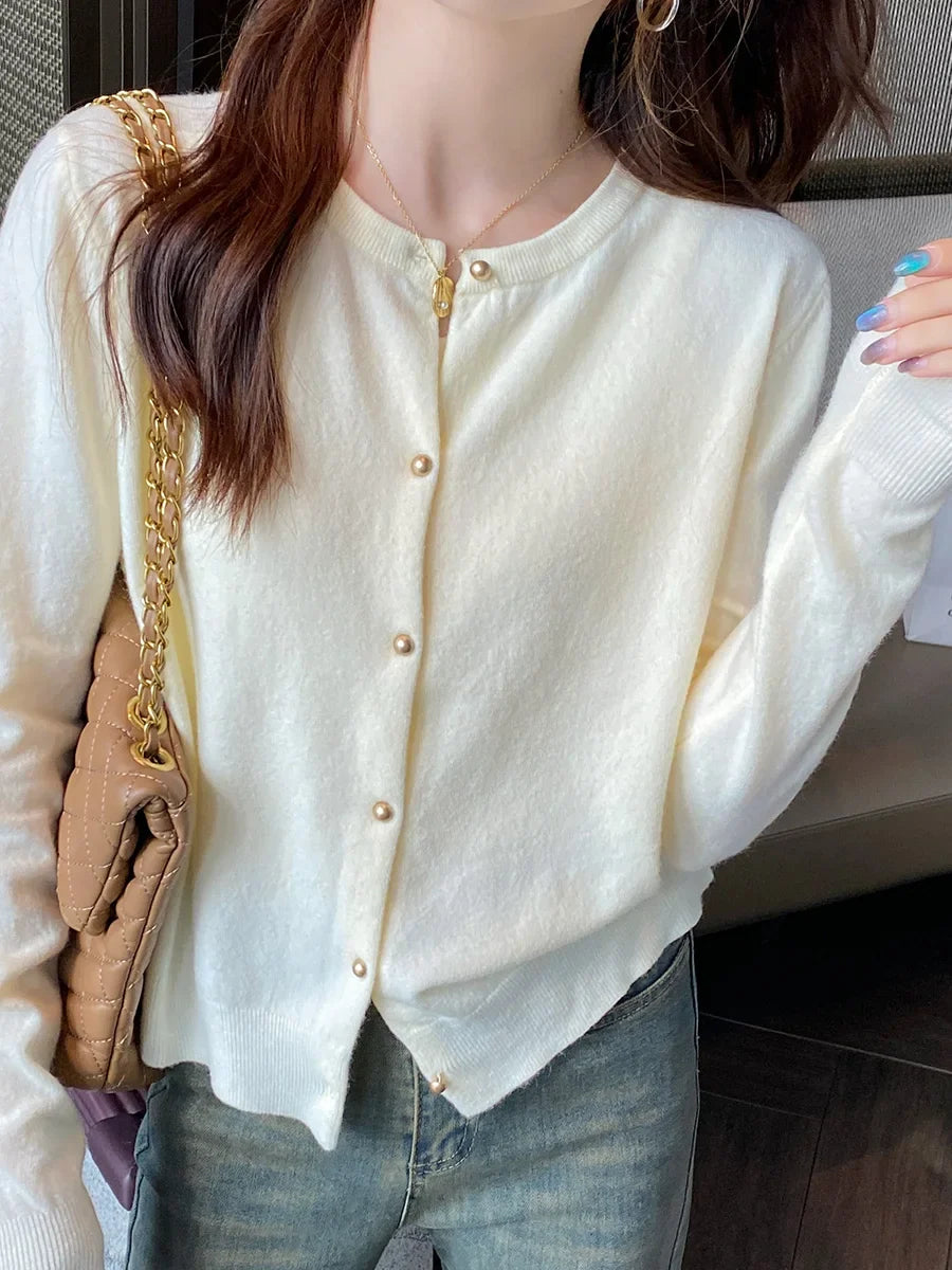 ELLIANA | LIGHTWEIGHT BUTTON CARDIGAN