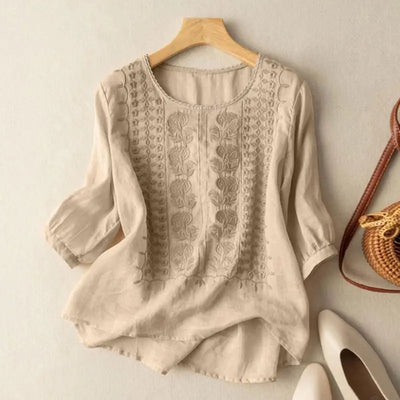 Aurora | Embroidered Everyday Elegance Blouse