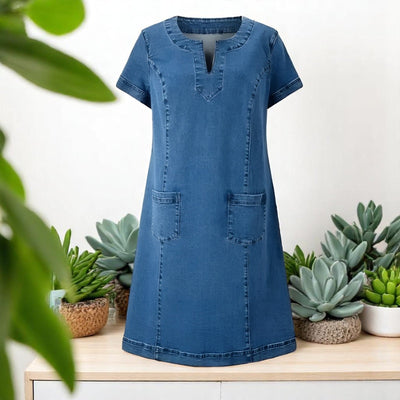 Julia | Soft Denim Everyday Dress