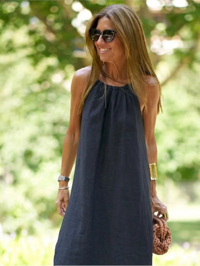 Georgina™ Long Halter Dress
