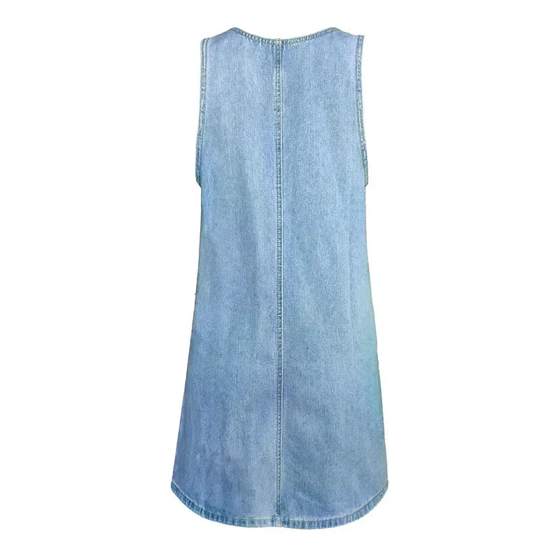 Sofia | Easy Denim Pocket Dress