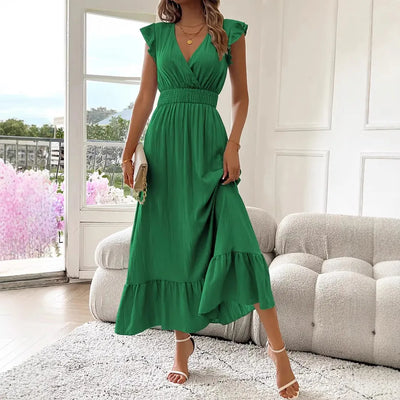 Elise™ – Smocked Waist Maxi Dress