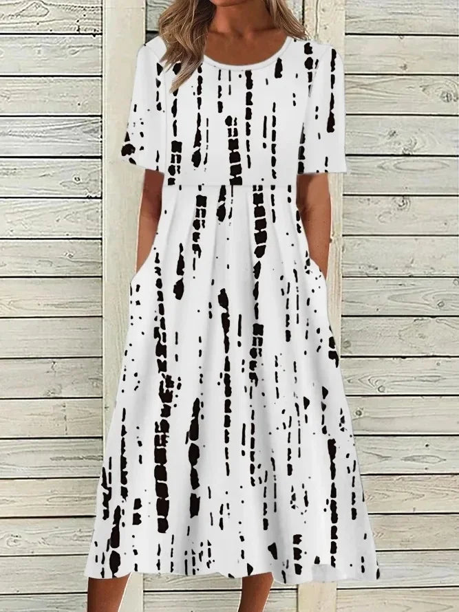 Sophie™ – Floral A-Line Midi Dress