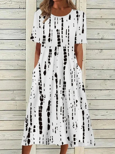 Sophie™ – Floral A-Line Midi Dress