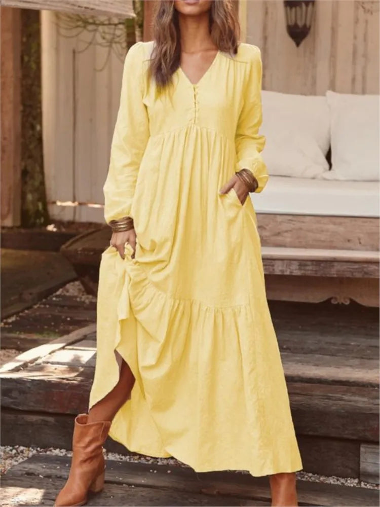 Luna™ – Boho Maxi Dress