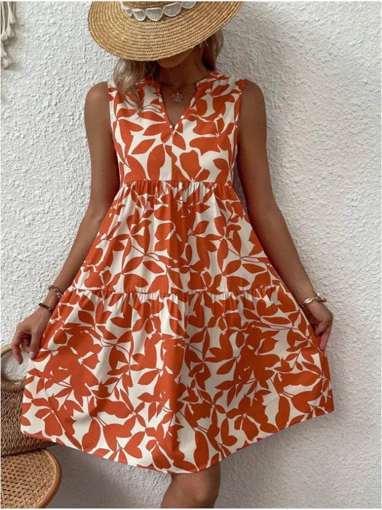 Mila™ | Chic Sleeveless Mini Dress
