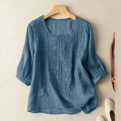 Aurora | Embroidered Everyday Elegance Blouse