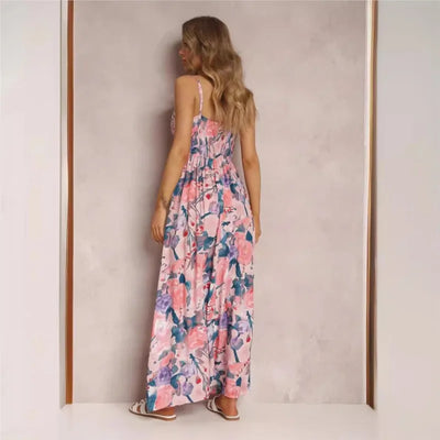 Alina™ – V-Neck Maxi Dress