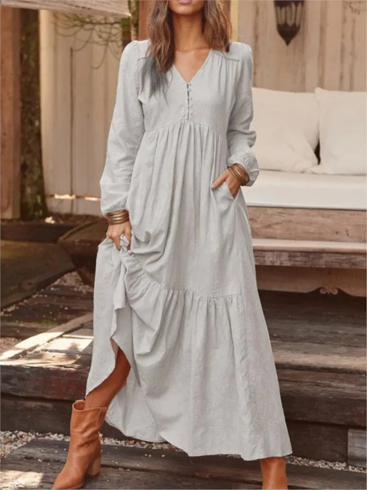 Luna™ – Boho Maxi Dress
