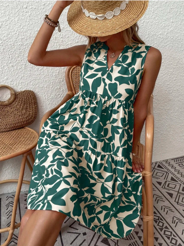 Mila™ | Chic Sleeveless Mini Dress