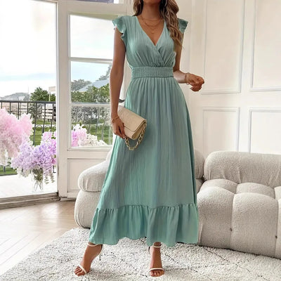 Elise™ – Smocked Waist Maxi Dress