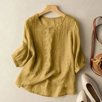 Aurora | Embroidered Everyday Elegance Blouse