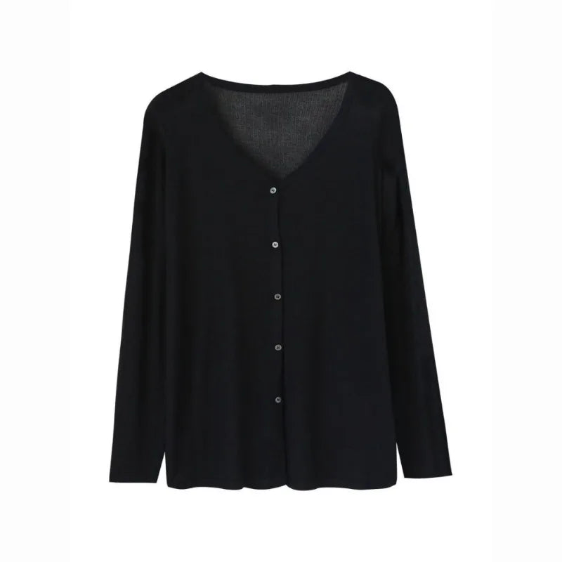 TERRA | DRAPED RELAXED CARDIGAN
