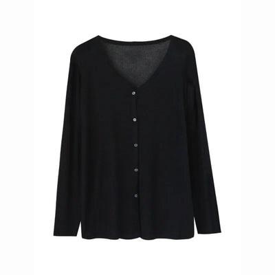 TERRA | DRAPED RELAXED CARDIGAN