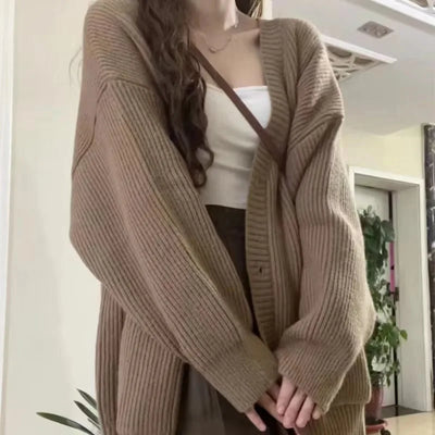 LARK | OVERSIZED BUTTON CARDIGAN