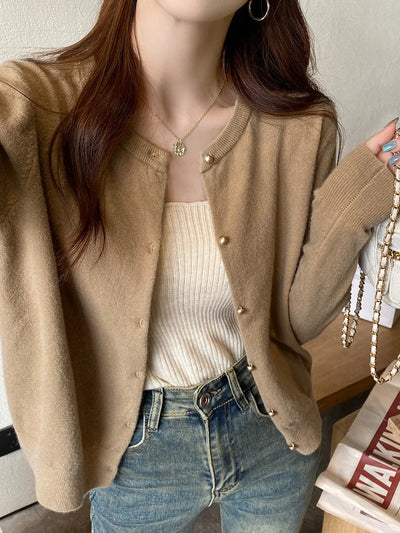 ELLIANA | LIGHTWEIGHT BUTTON CARDIGAN