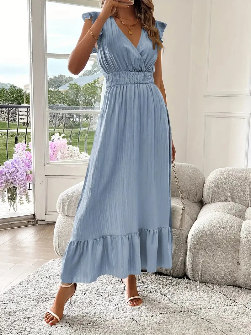 Elise™ – Smocked Waist Maxi Dress