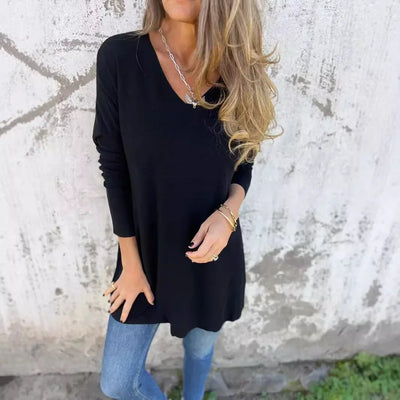 Leona™ | The Effortless V-Neck Tunic
