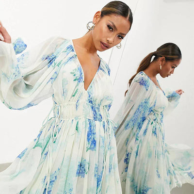 Selene – Breezy Floral Dress