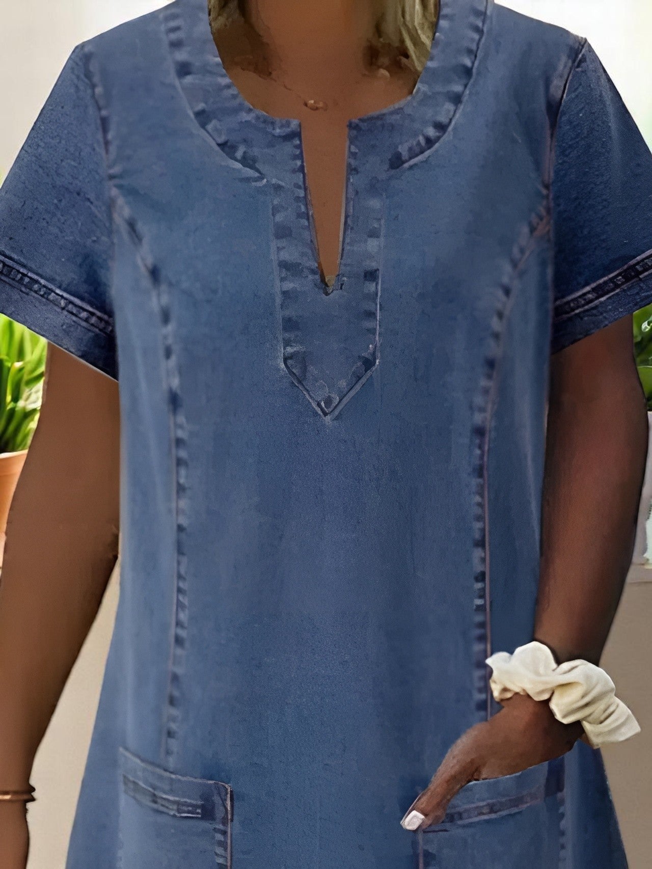 Julia | Soft Denim Everyday Dress
