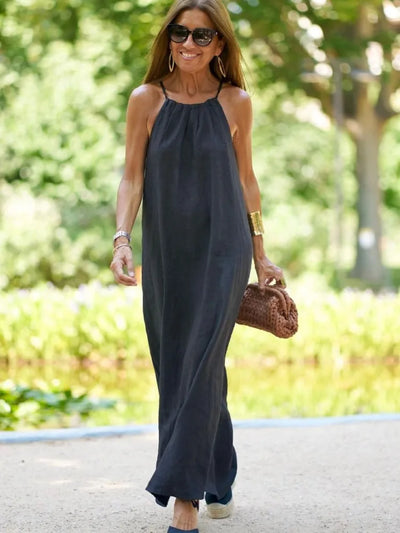 Gina™ Long Halter Dress