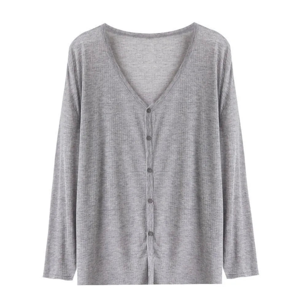 TERRA | DRAPED RELAXED CARDIGAN
