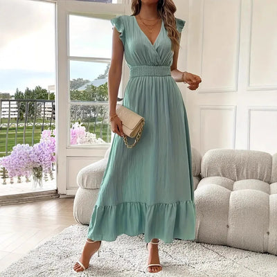 Elise™ – Smocked Waist Maxi Dress