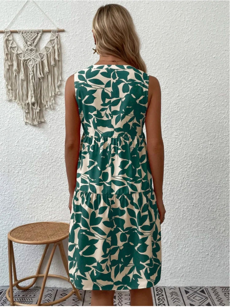 Mila™ | Chic Sleeveless Mini Dress