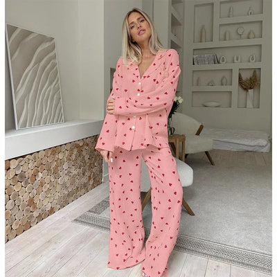 Maura | Heart Pajama Set