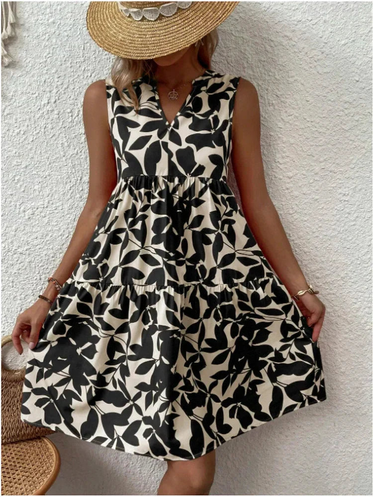 Mila™ | Chic Sleeveless Mini Dress