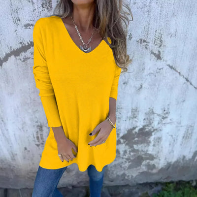 Leona™ | The Effortless V-Neck Tunic