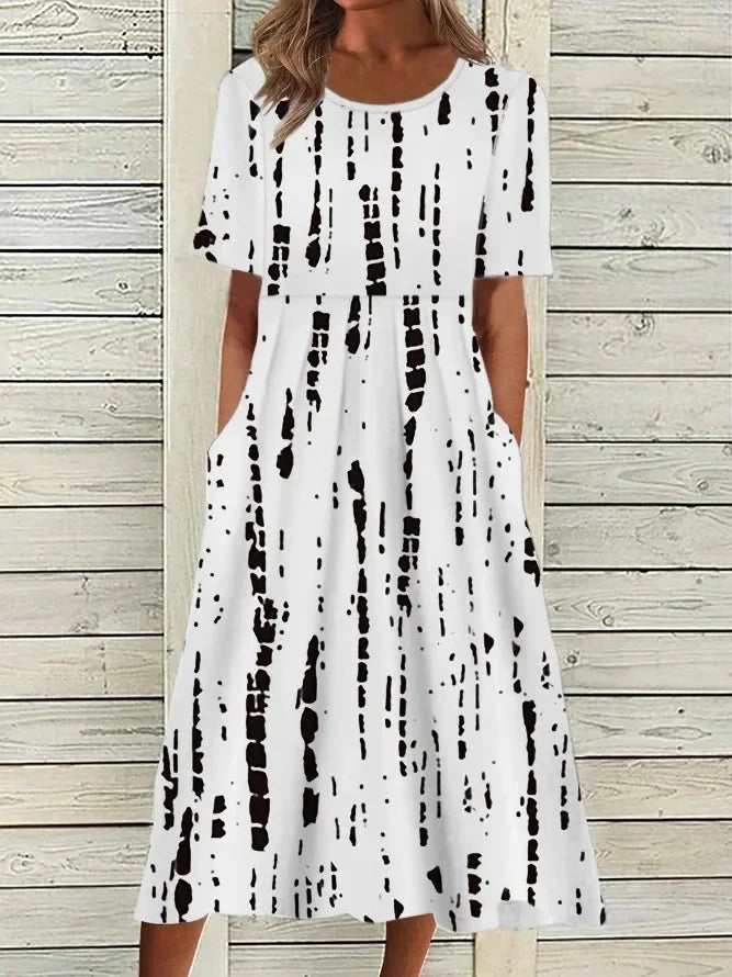 Sophie™ – Floral A-Line Midi Dress