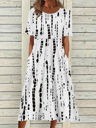 Sophie™ – Floral A-Line Midi Dress