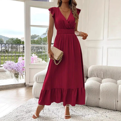 Elise™ – Smocked Waist Maxi Dress