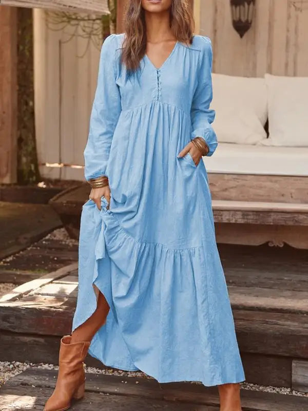 Luna™ – Boho Maxi Dress