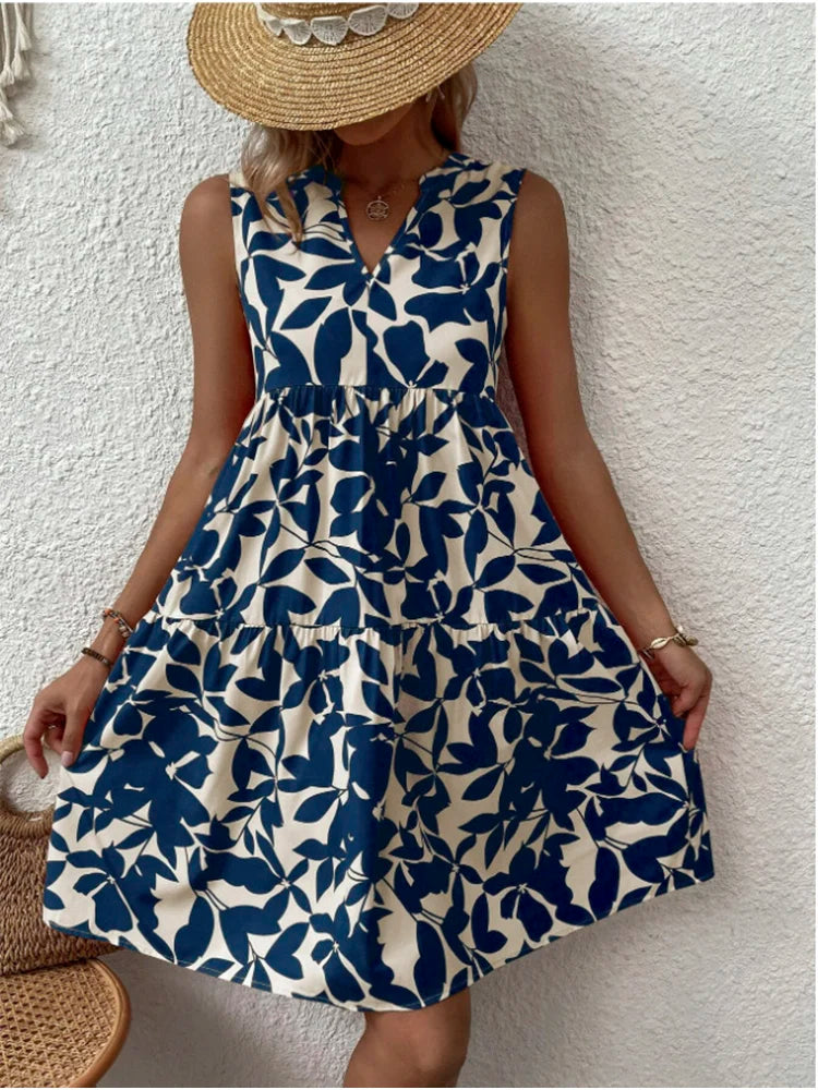 Mila™ | Chic Sleeveless Mini Dress