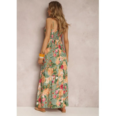 Alina™ – V-Neck Maxi Dress