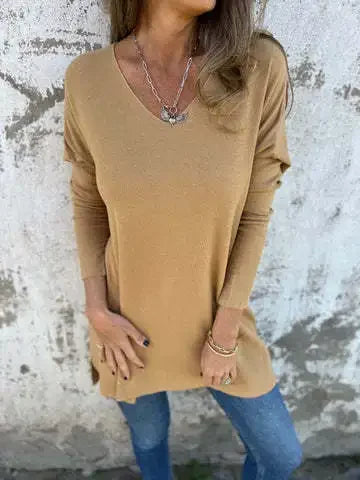 Leona™ | The Effortless V-Neck Tunic